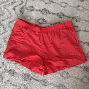 Columbia Shorts Womens Large Nylon Pockets Hiking Outdoors - Coral